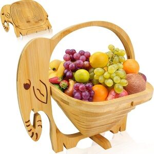 Bamboo Elephant Basket